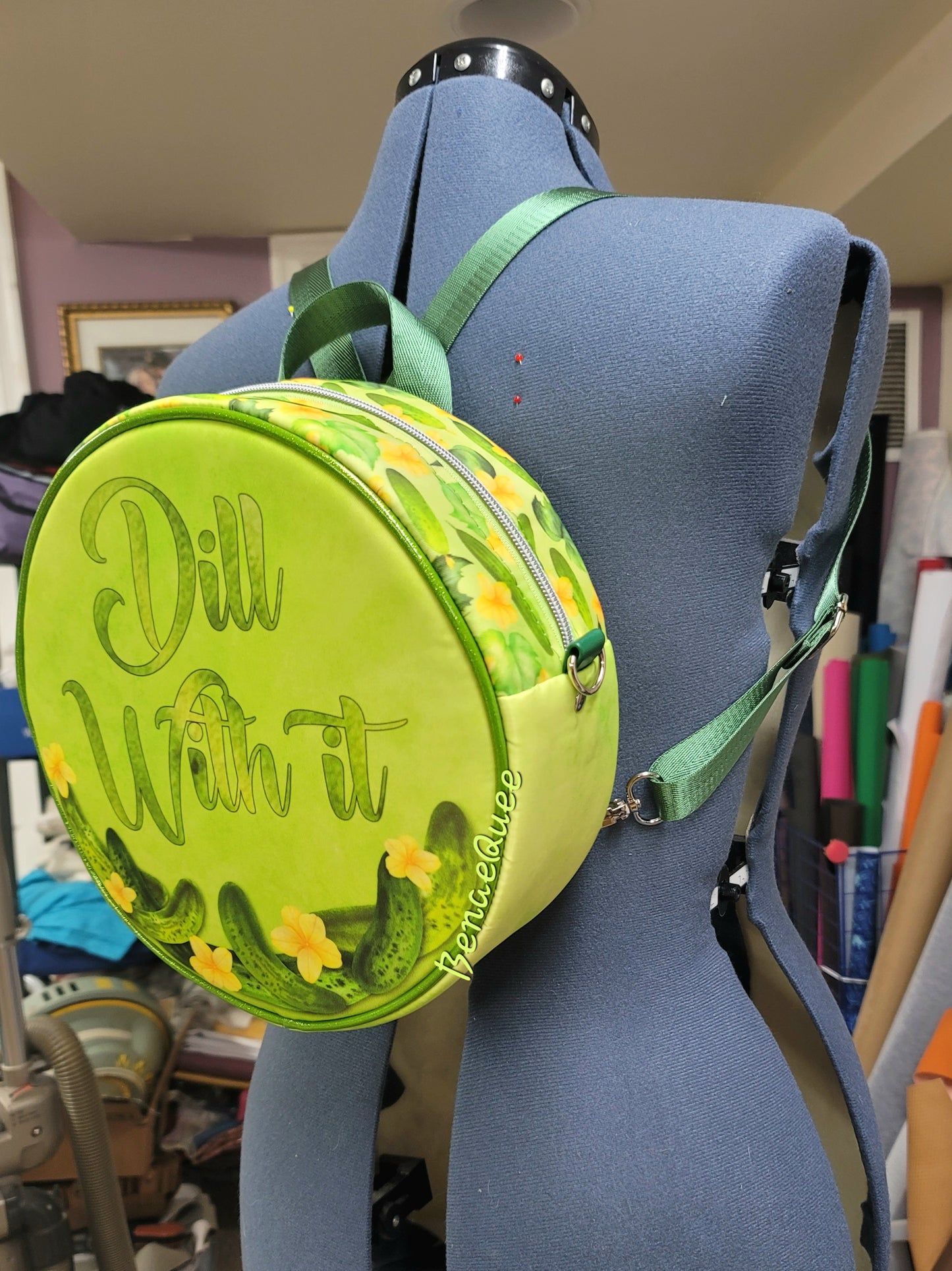 Dill With It - Pickle Backpack Converts into Shoulder Bag