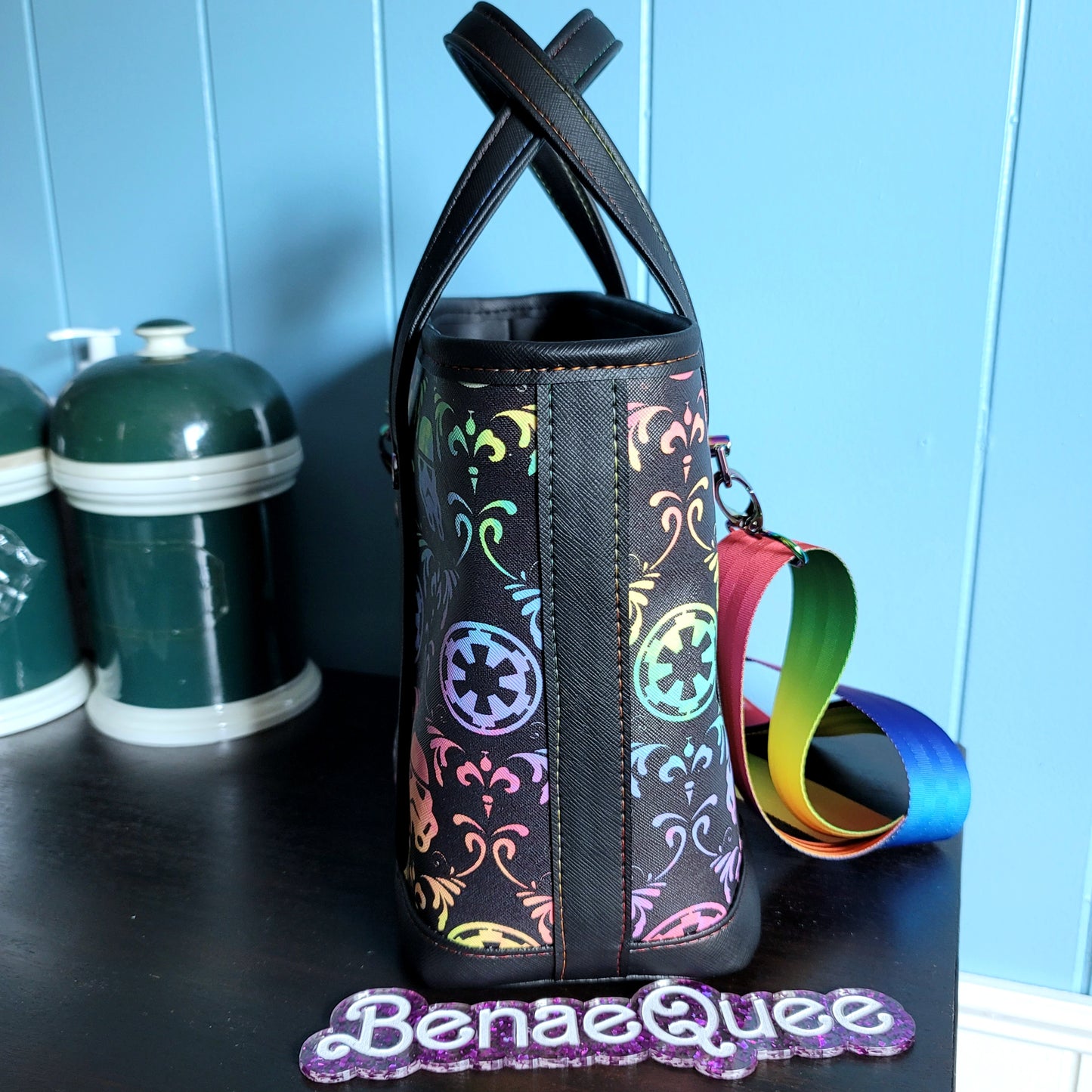 TK-RNBW Rainbow Trooper Mini Tote Purse