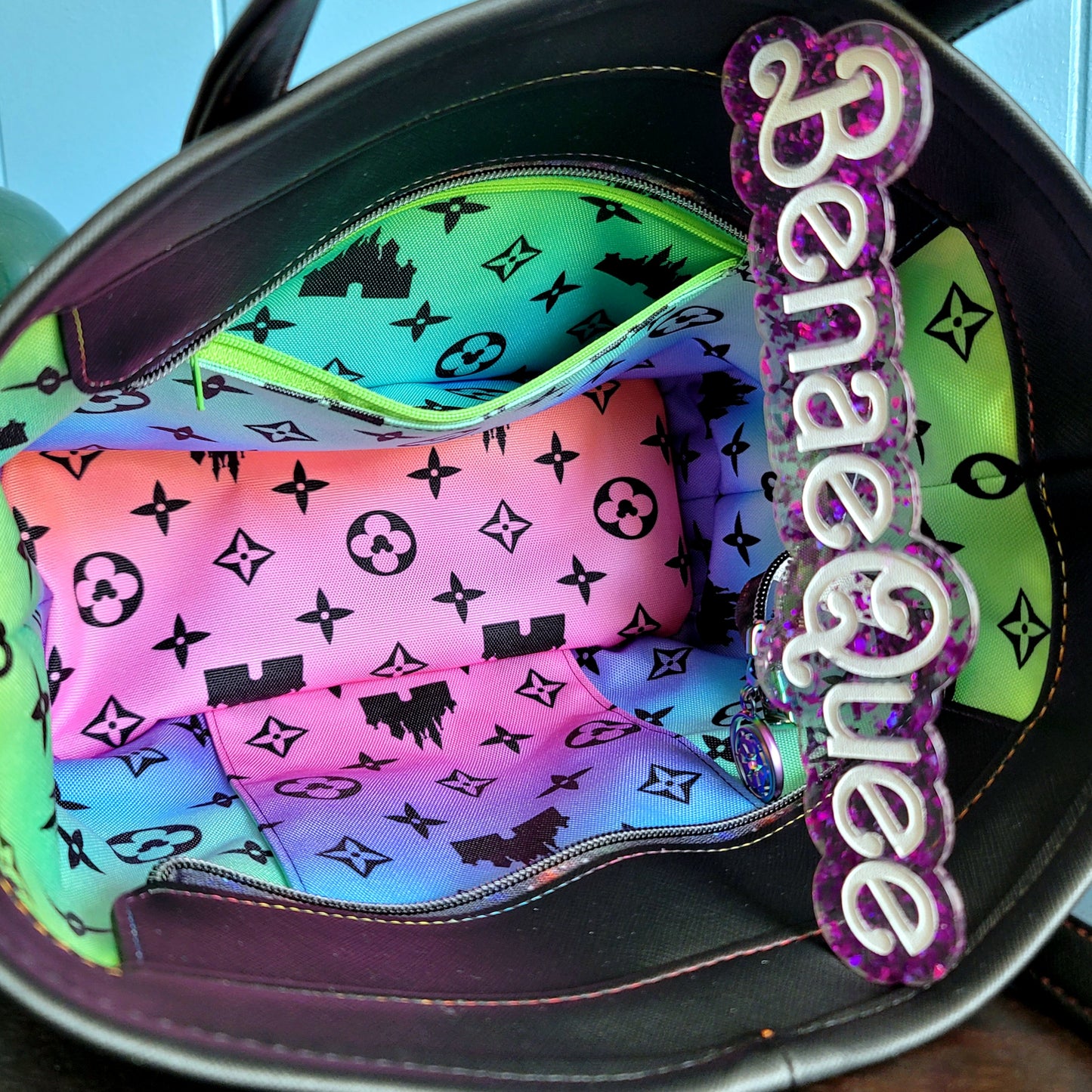 TK-RNBW Rainbow Trooper Mini Tote Purse