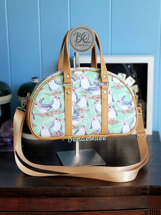 A-porg-able Vintage Style Bowler Bag