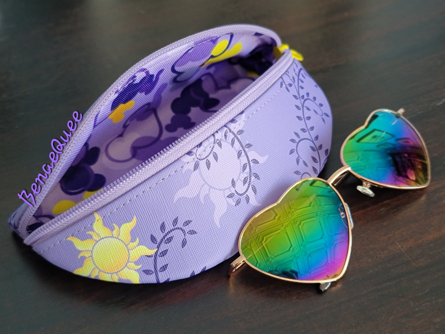 Rapunzel Purple and Suns Glasses Holder