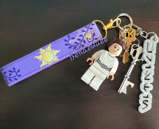 Yellow Suns Rapunzel Key Fob