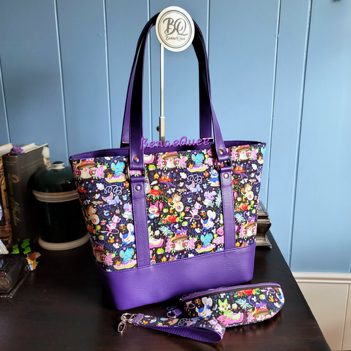 Kittycore Cats of Poke Tote Bag and Eyeglass Set