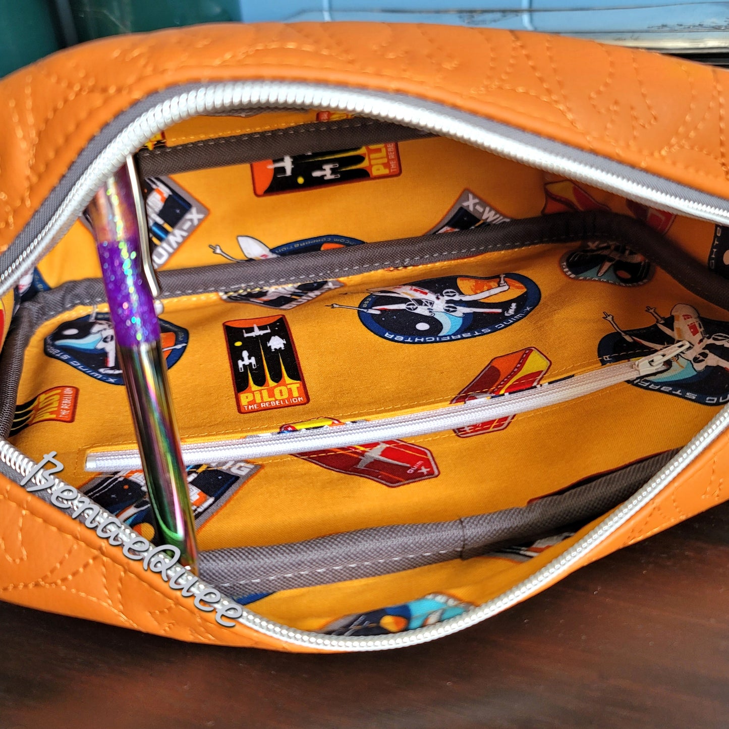 Quilted Rebel Pilot Crossbody Bag